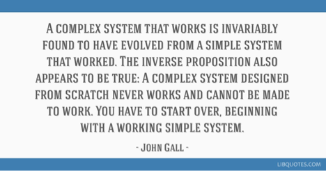 Health Care, Meet Gall’s Law