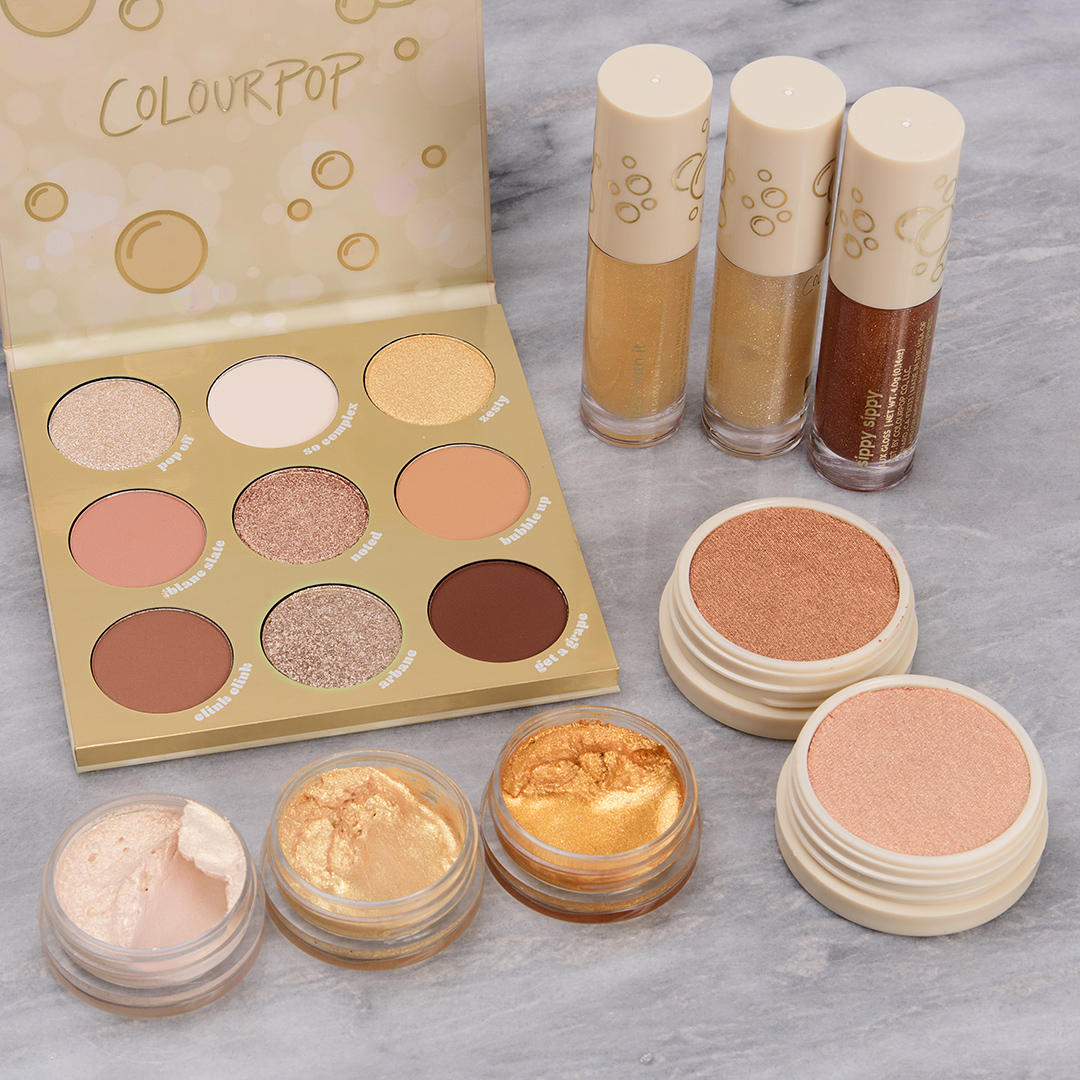 ColourPop Feelin' Bubbly Collection Swatches
