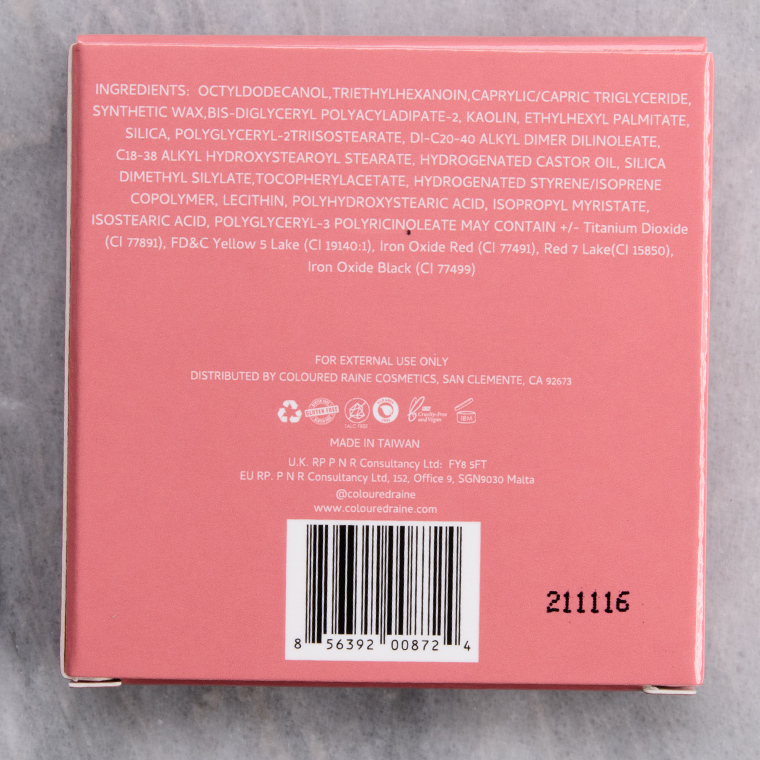 Coloured Raine Stiletto Rose Botanical Cream Blush