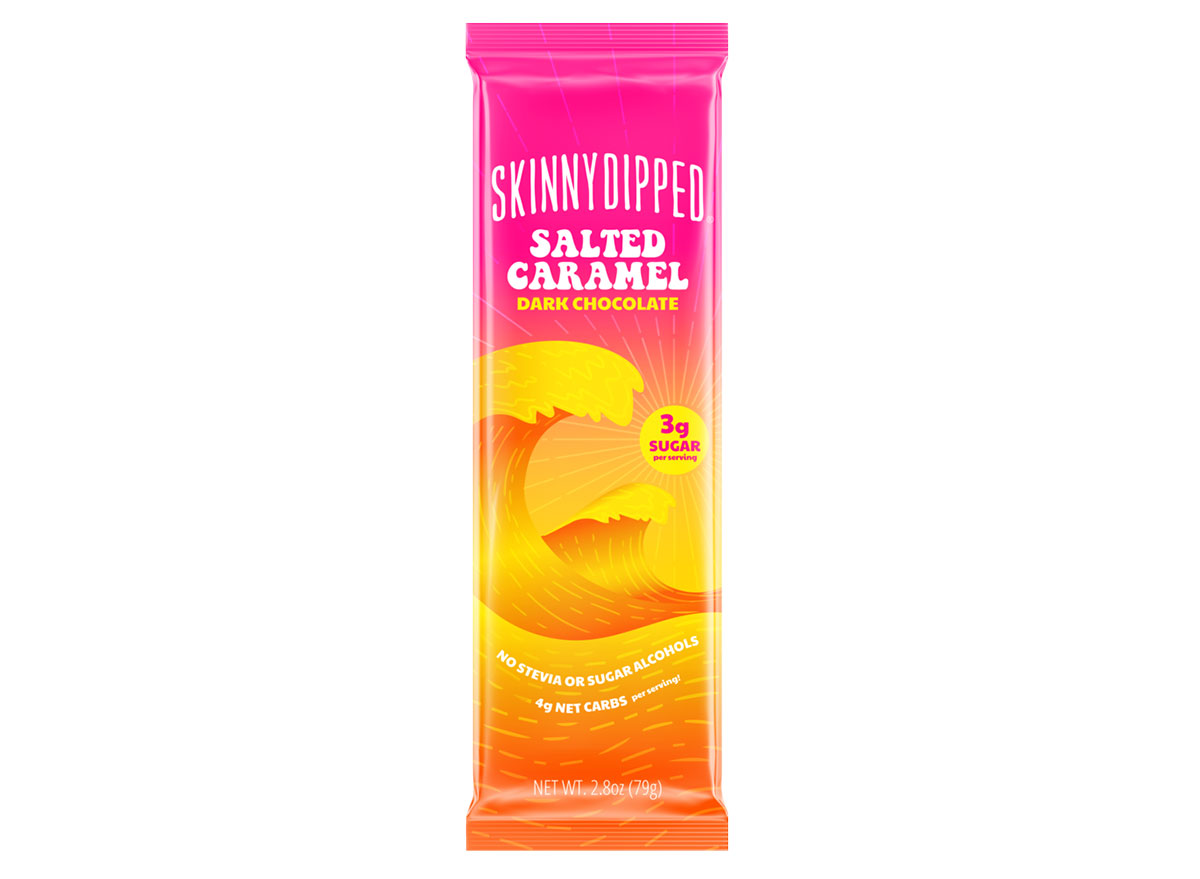 skinnydipped salted caramel bar