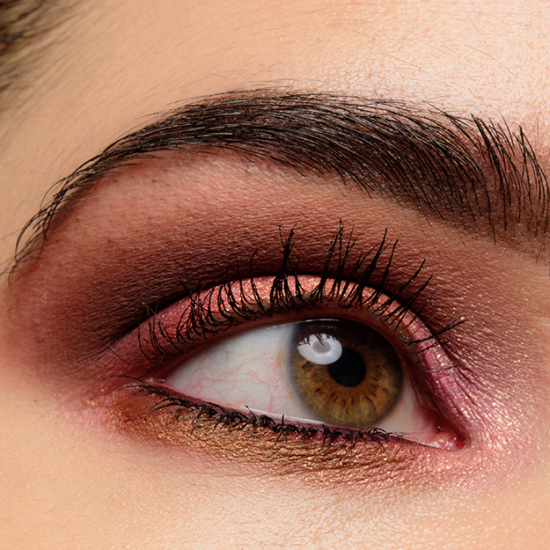 A Gold, Plum & Mauve Eye with ColourPop + Milani