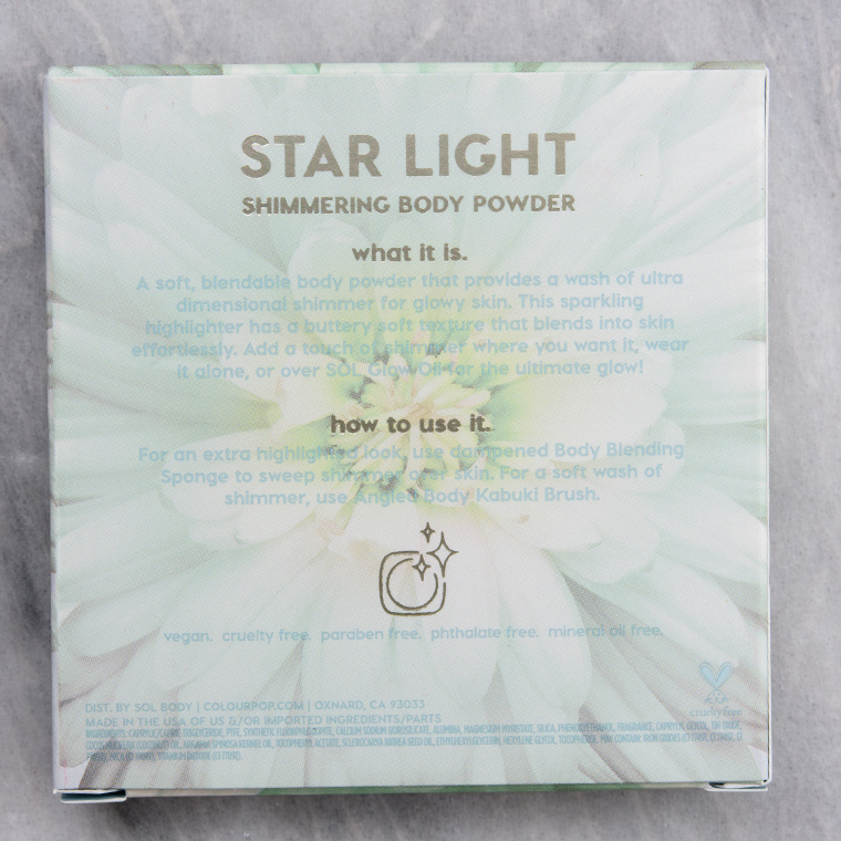 Sol Body Star Light Shimmering Body Powder