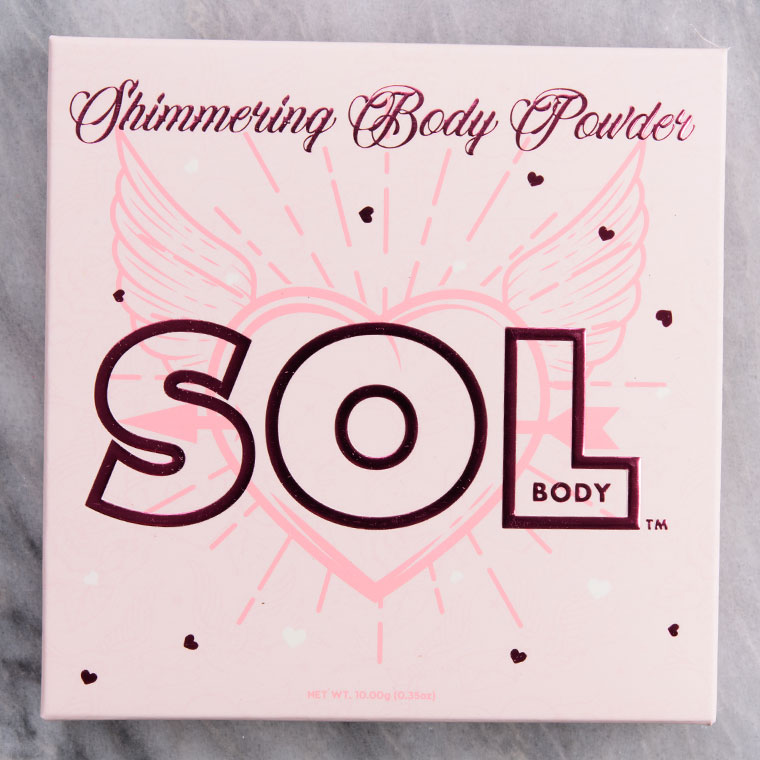 Sol Body Pretty Peach Shimmering Body Powder