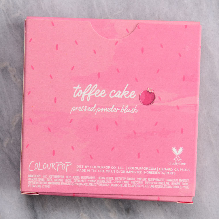 ColourPop Toffee Cake Pressed Powder Blush