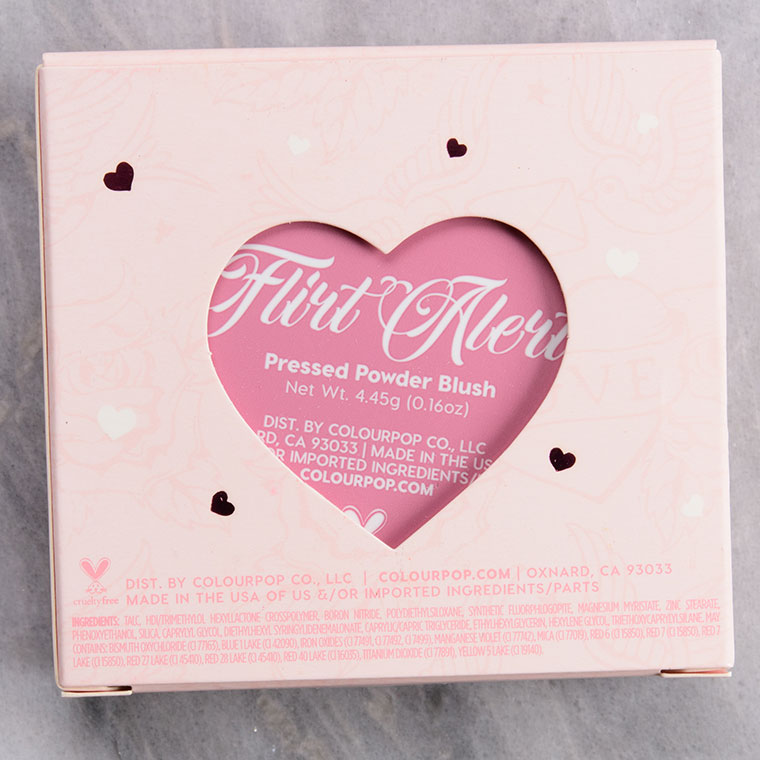 ColourPop Flirt Alert Pressed Powder Blush