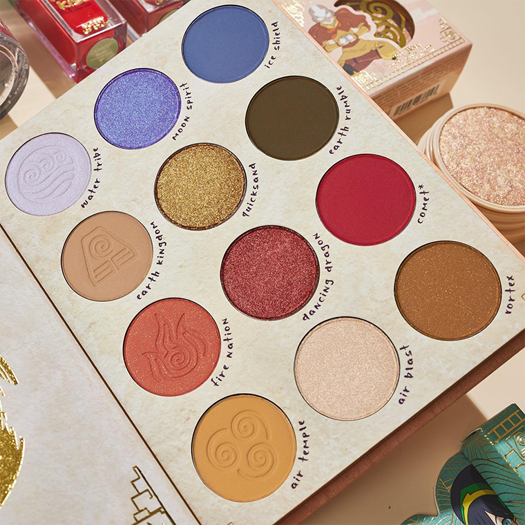 ColourPop x Avatar: The Last Airbender Collection for Spring 2022