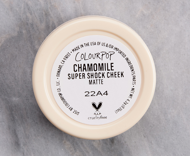 ColourPop Chamomile Super Shock Cheek