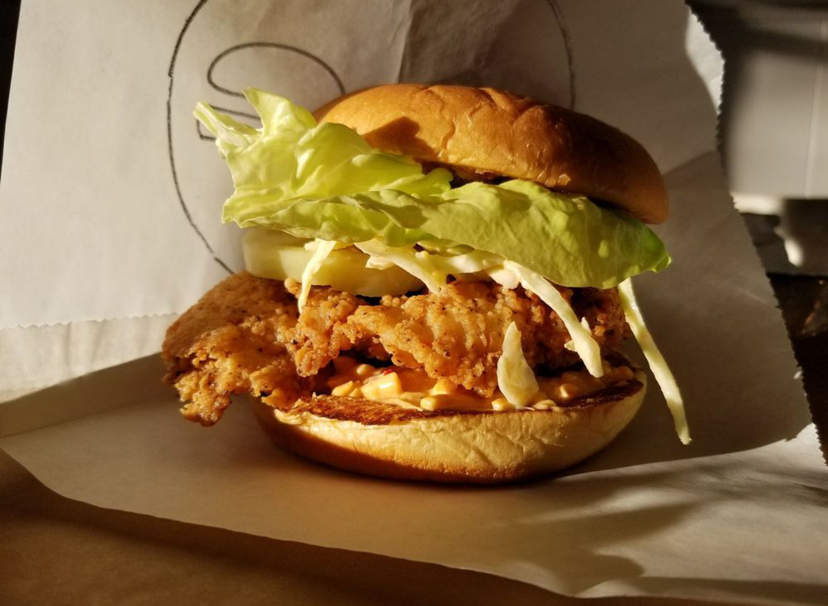 south carolina chicken sandwich