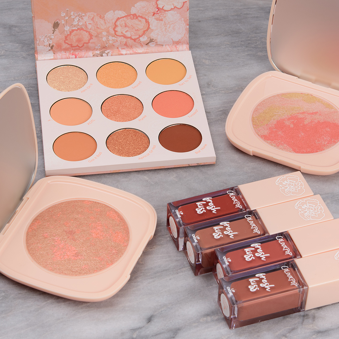 ColourPop Apricot Me Not Collection Swatches