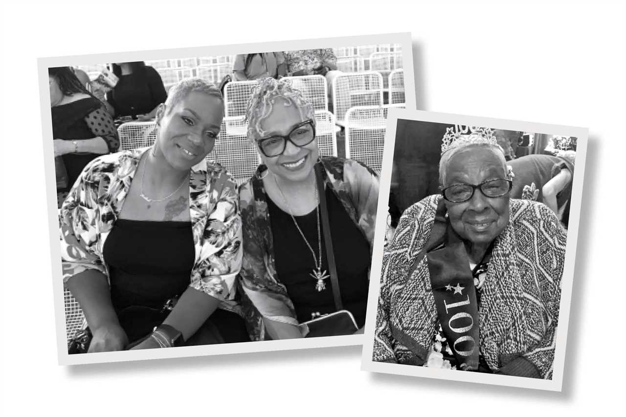 In one week, the author, topâ€¯left, lostâ€¯her mother Brenda Perryman and her grandmother Pearlie Louie, above