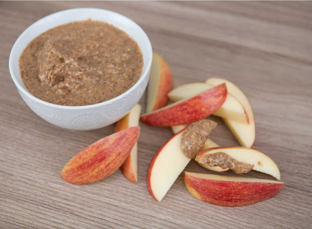 apples with almond butter