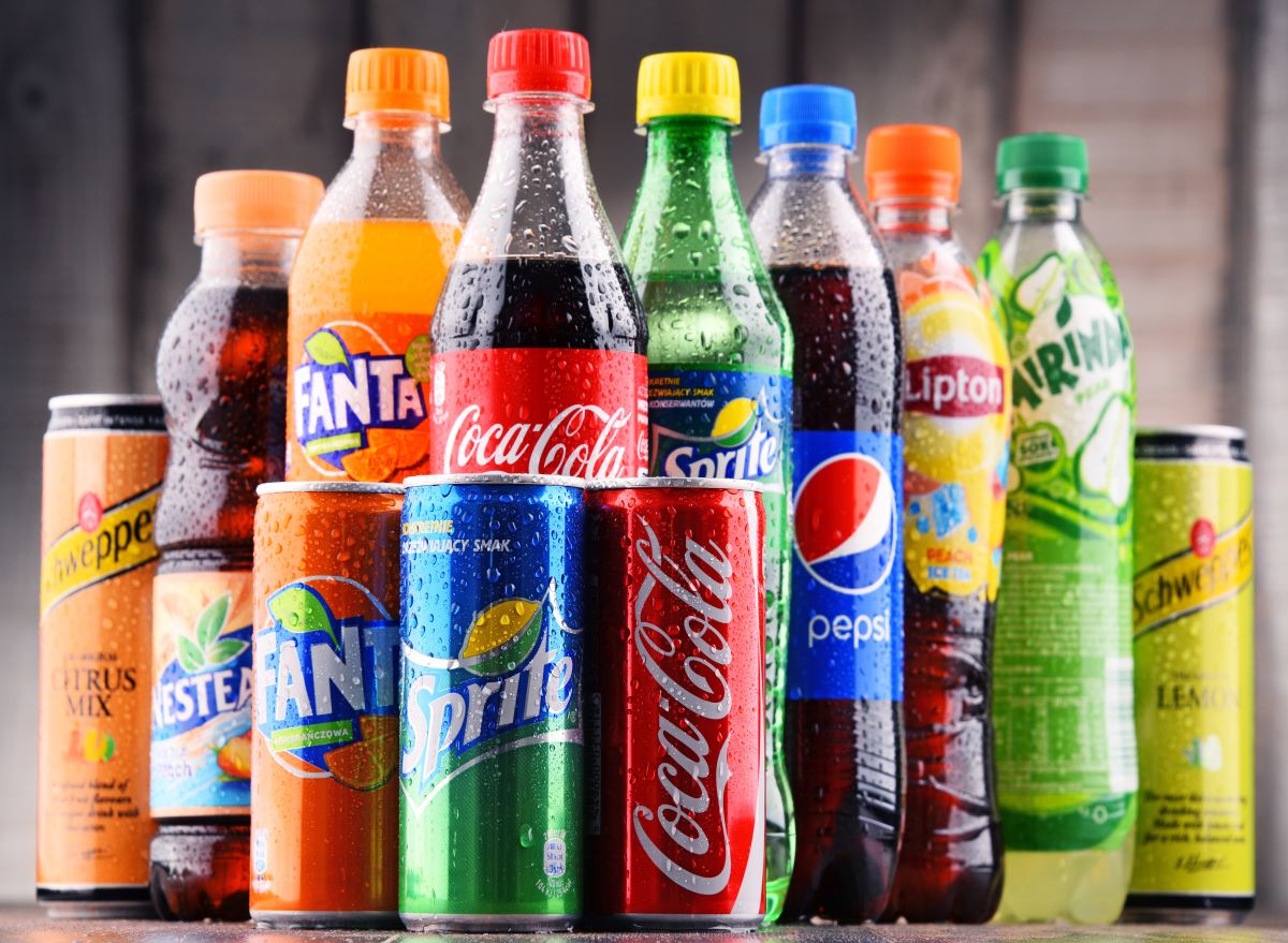Array of Sugary Beverages