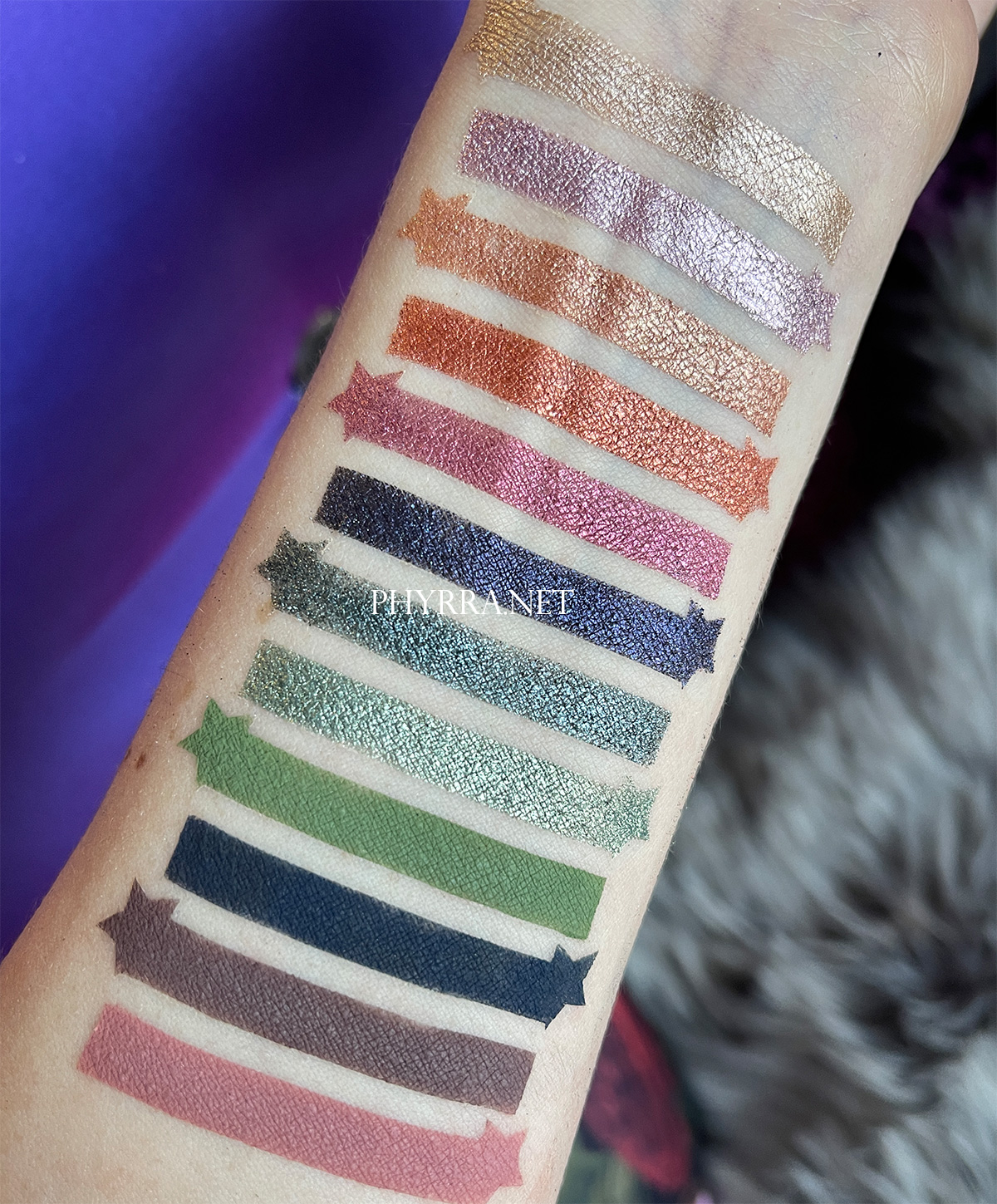 Temptalia On the Horizon Swatches on Pale Skin