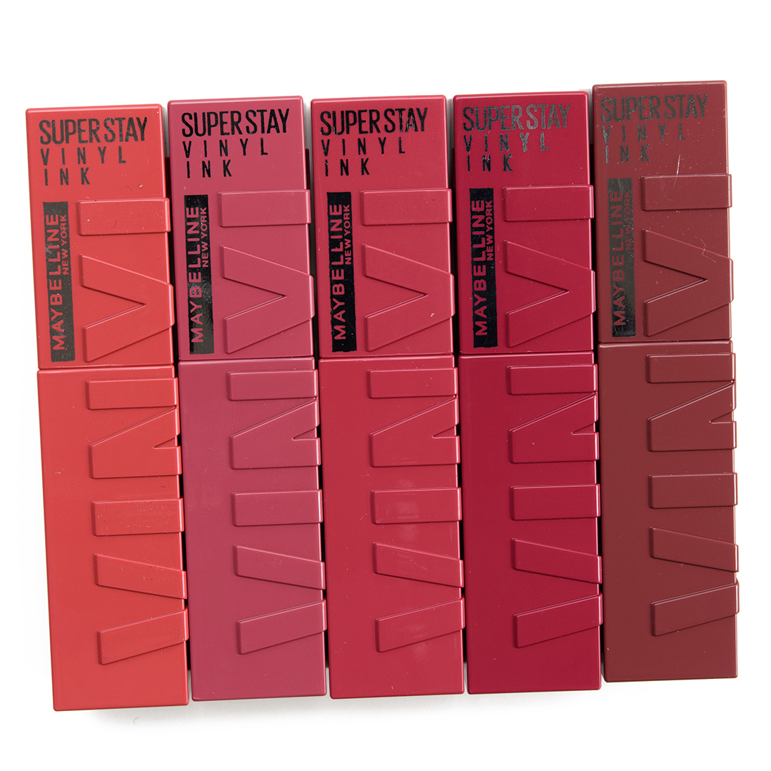 Maybelline Super Stay Vinyl Ink Liquid Lipcolor (Target Exclusives) Swatches