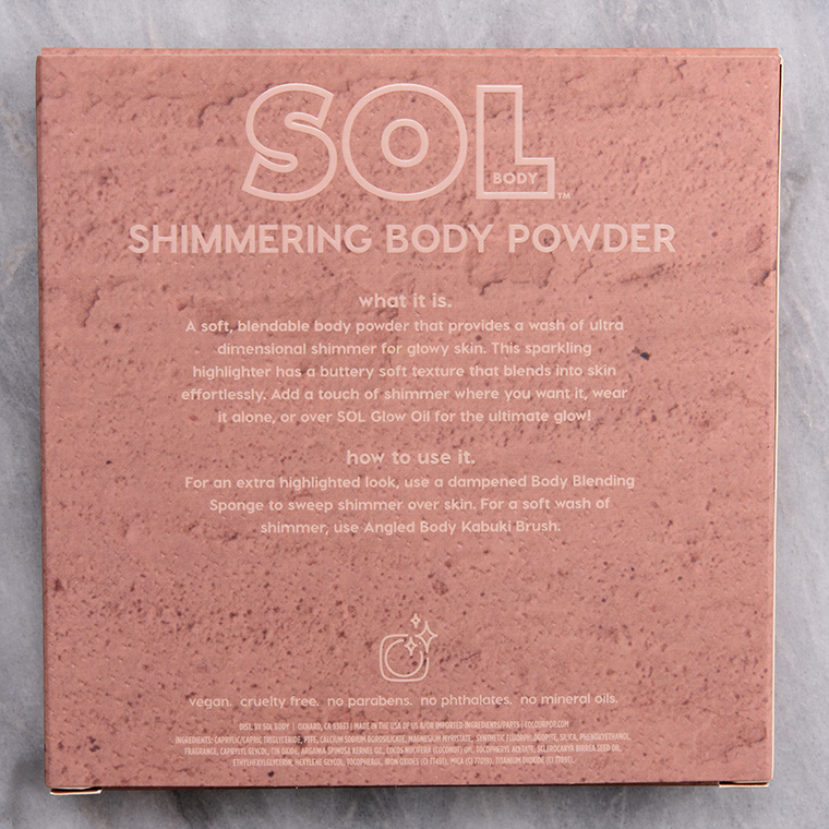 Sol Body Fire Up Shimmering Body Powder