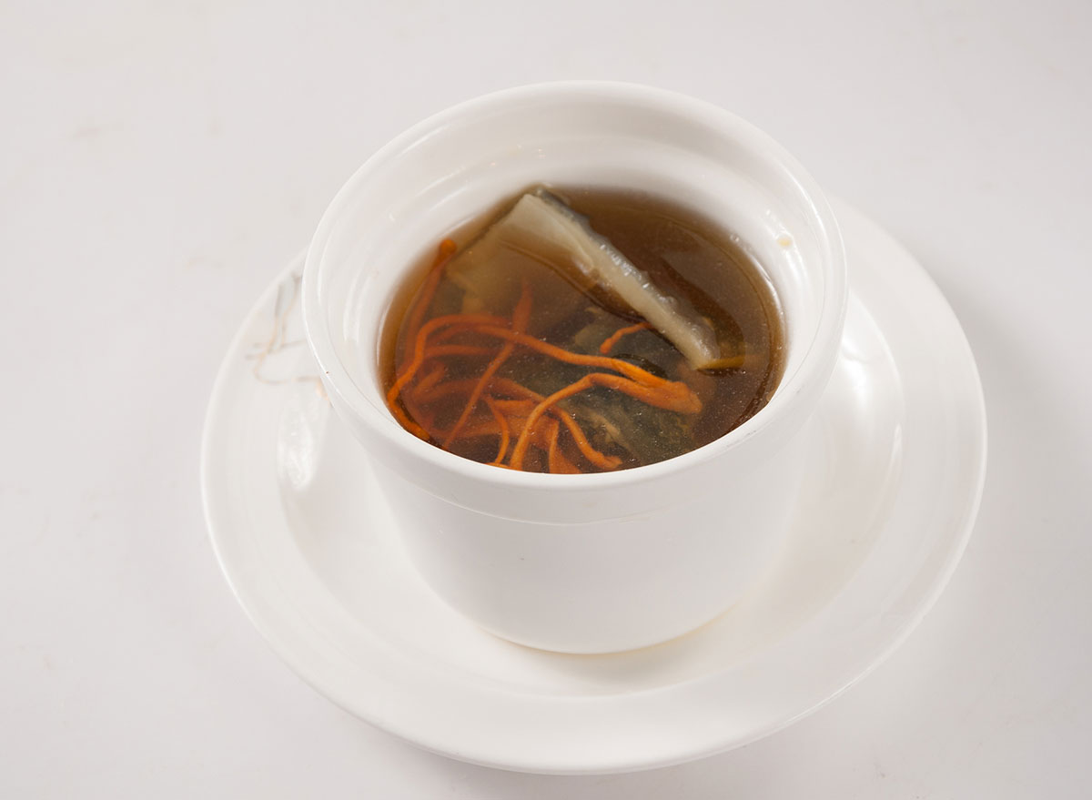 bowl of soft shelled turtle soup