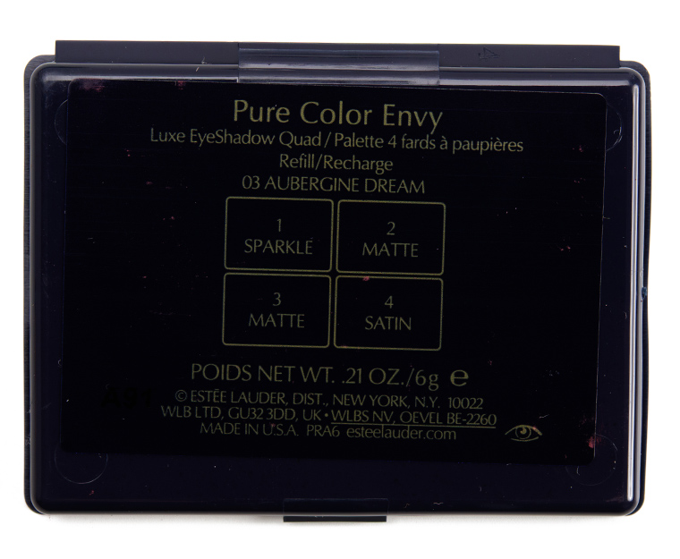 Estee Lauder Aubergine Dream Pure Color Envy Luxe Eyeshadow Quad (Refill)