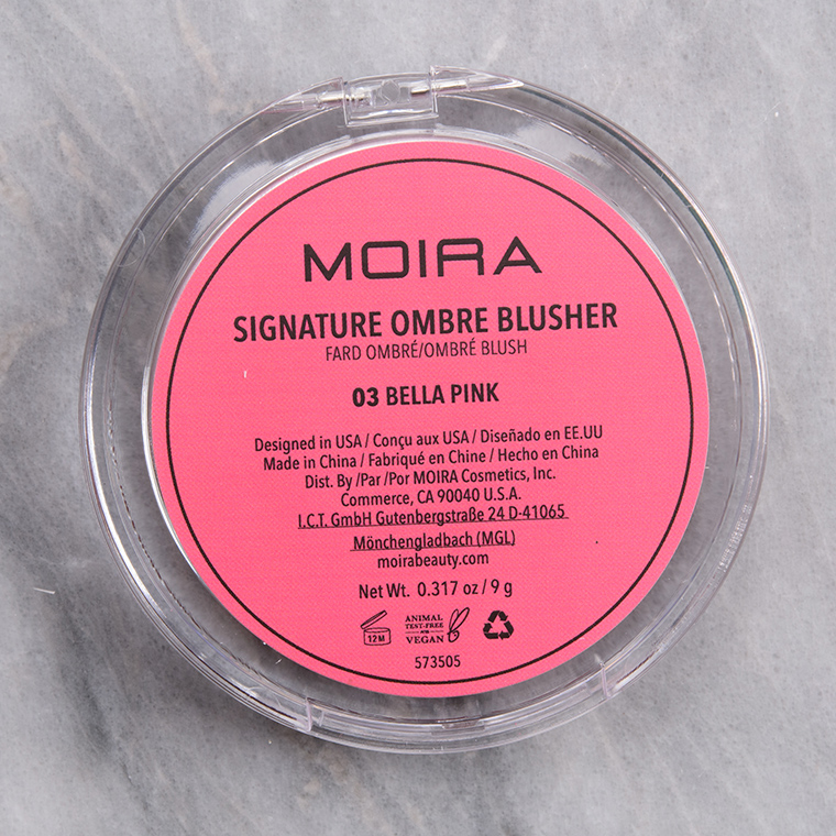 Moira Bella Pink Signature Ombre Blush