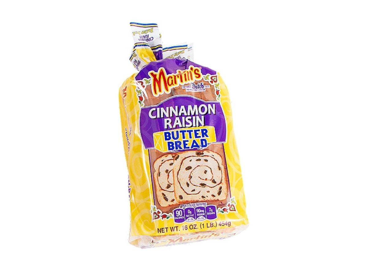 martins cinnamon raisin butter bread