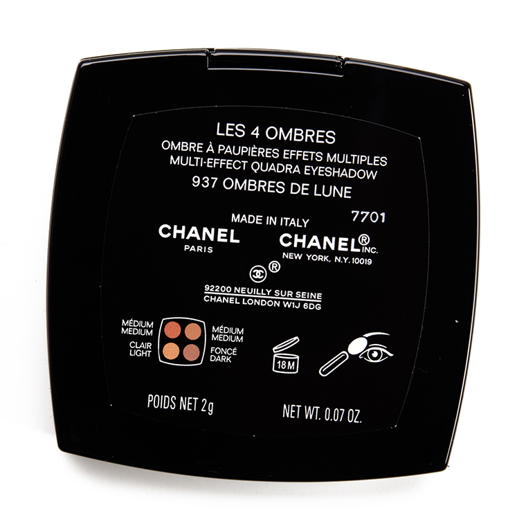 Chanel Ombres de Lune (937) Les 4 Ombres Multi-Effect Quadra Eyeshadow