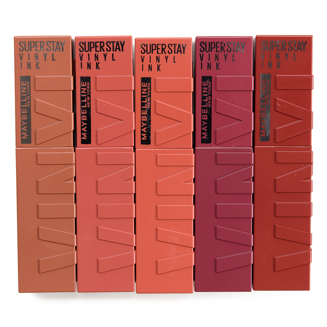 Maybelline Nude Super Stay Vinyl Ink Liquid Lipcolor Swatches