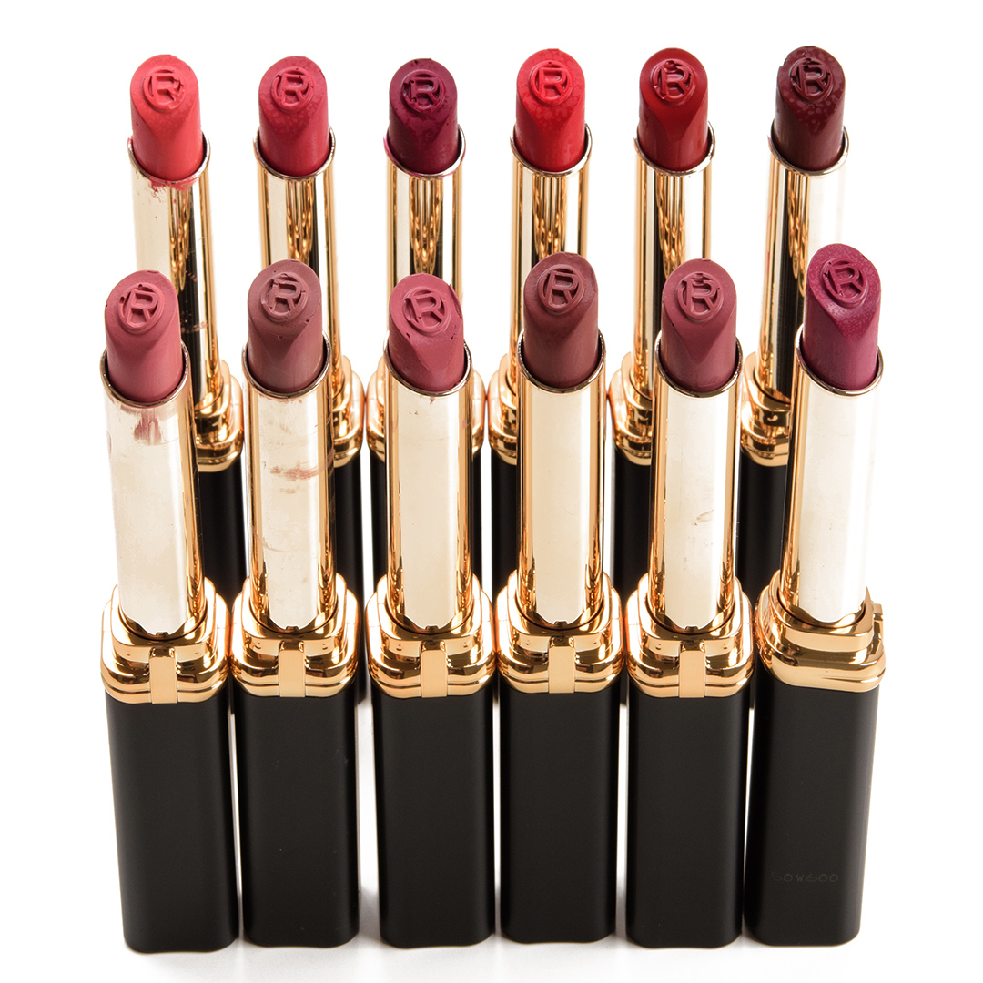L'Oreal Colour Riche Intense Volume Matte Lipstick Swatches