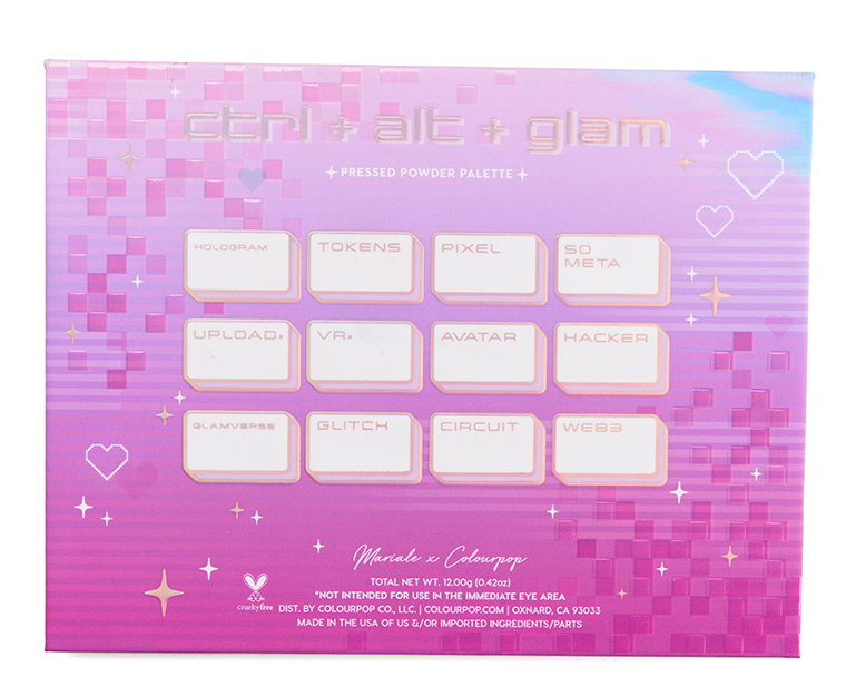 ColourPop Ctrl Alt Glam 12-Pan Pressed Powder Shadow Palette