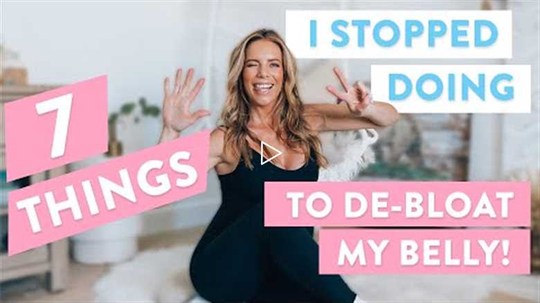 7 Things I STOPPED Doing to De-bloat My Belly
