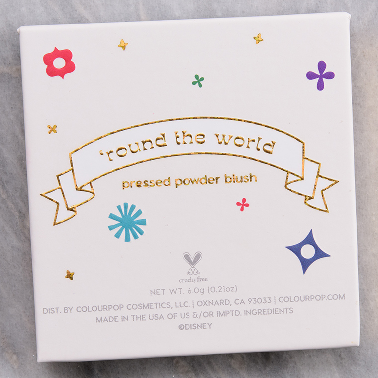 ColourPop Round the World Pressed Powder Blush