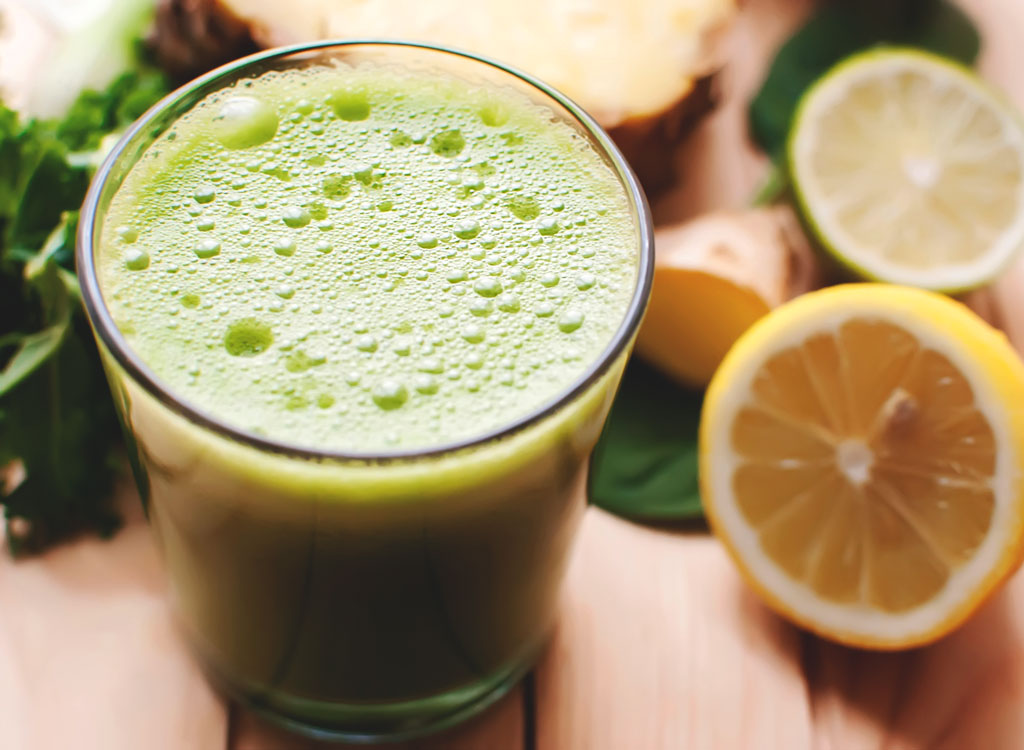 Lemon kale smoothie