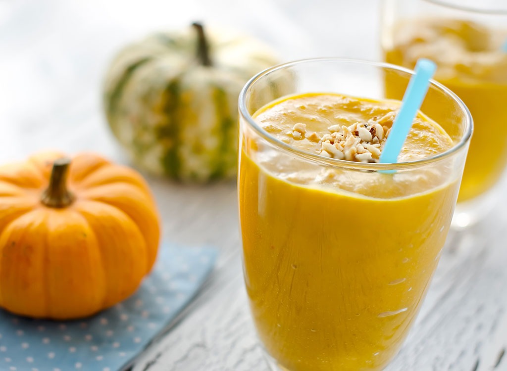 Pumpkin sweet potato smoothie