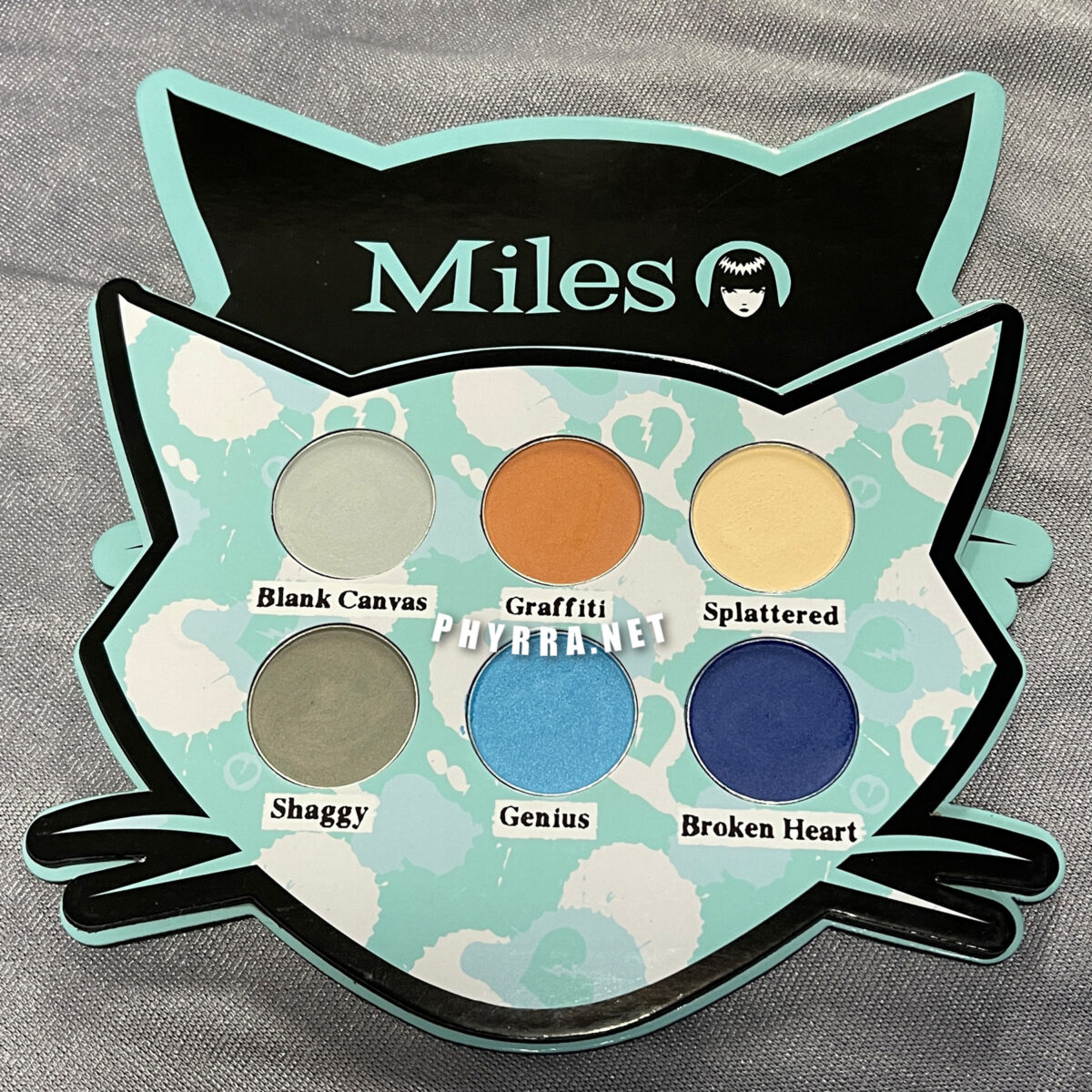 Vampyre Cosmetics Emily the Strange Cat Miles Palette
