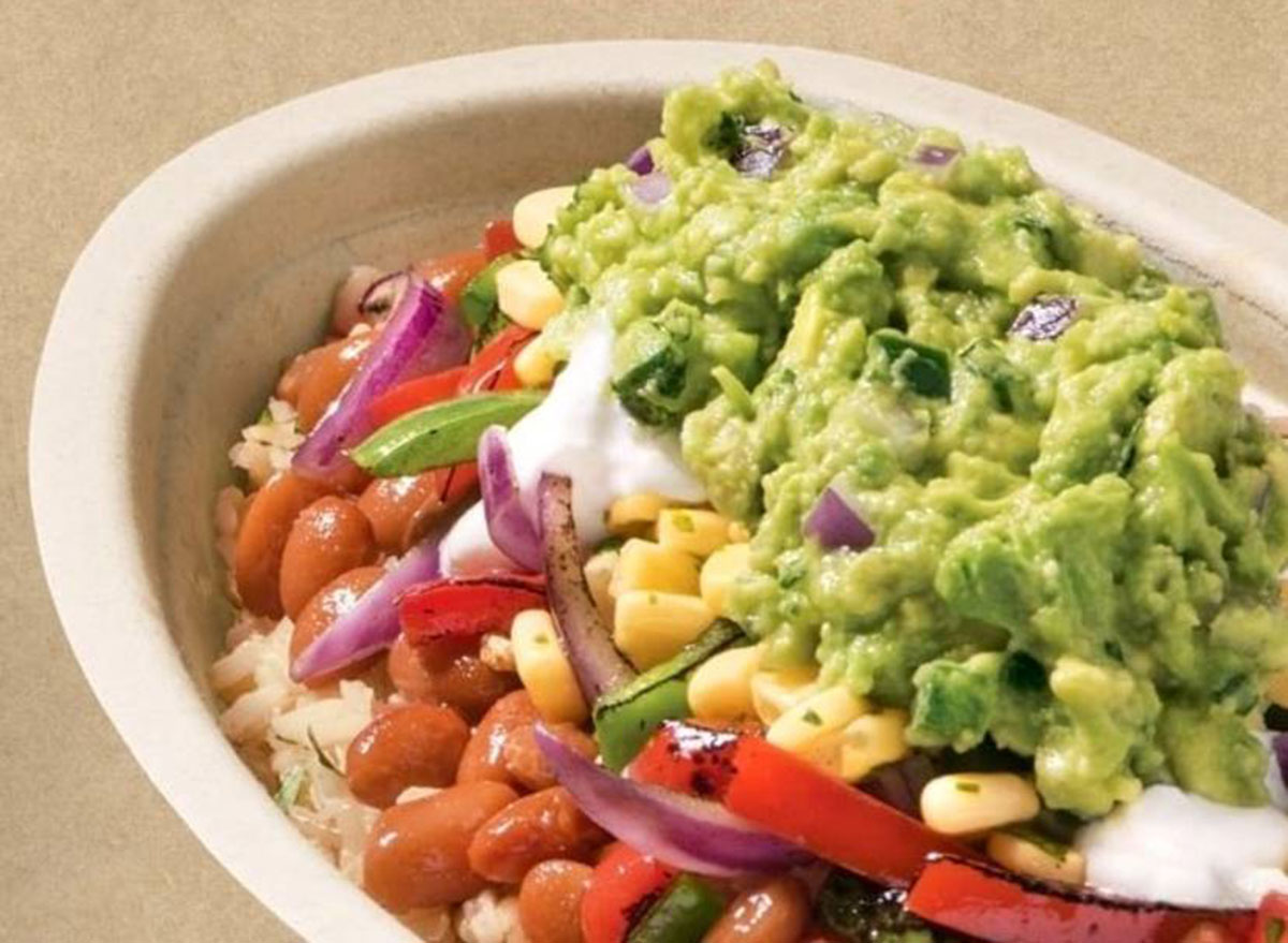 chipotle vegan bowl