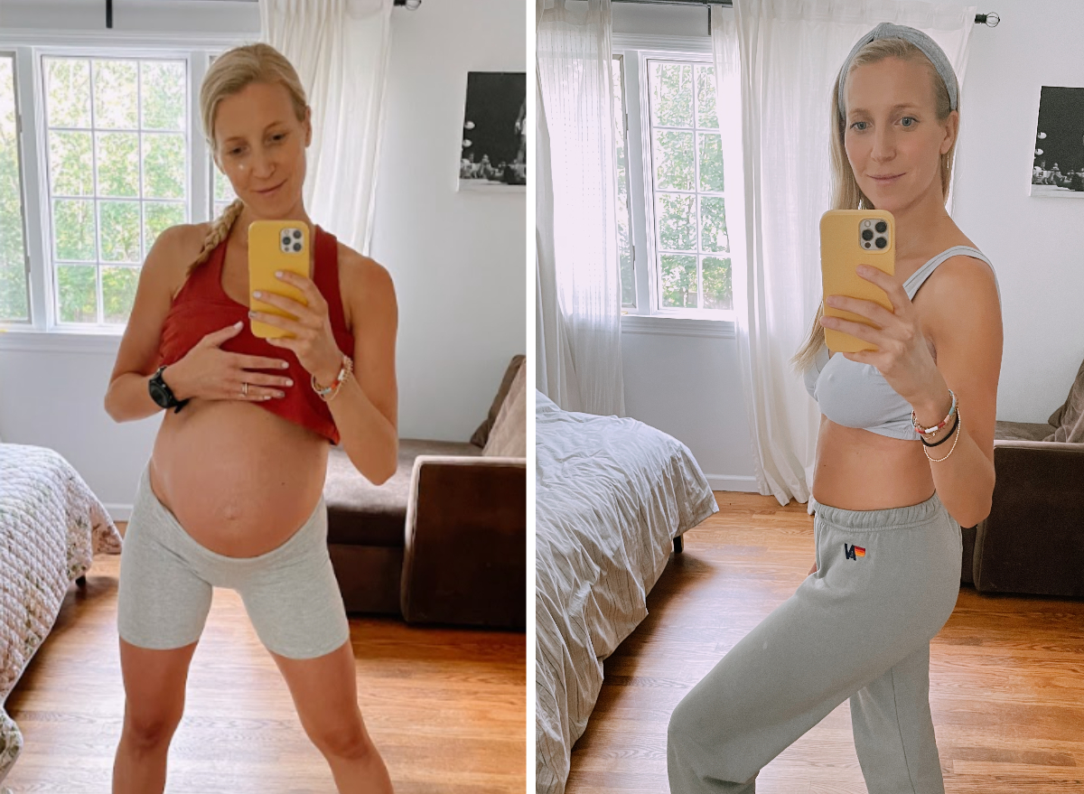 nine months versus 12 days postpartum