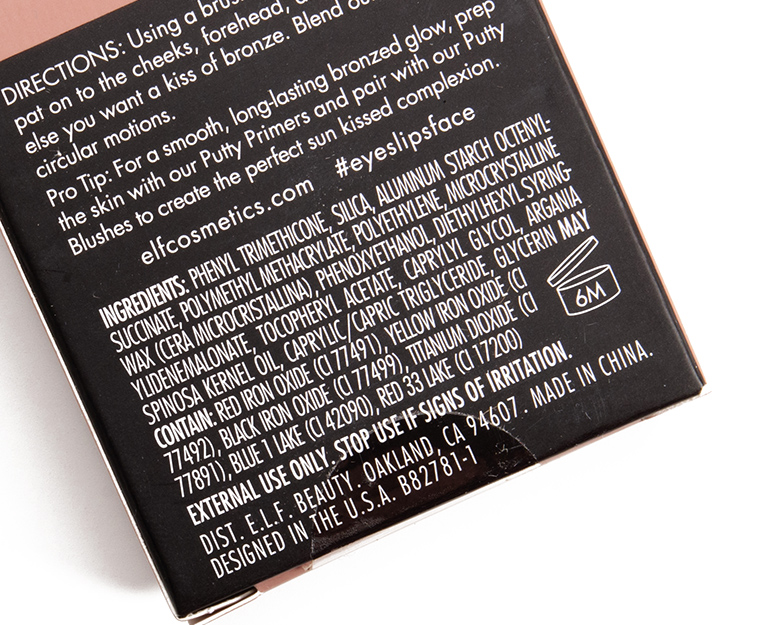 elf Feelin' Shady Putty Bronzer