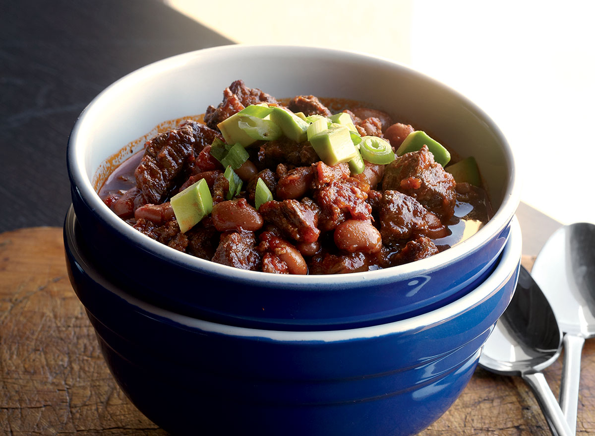 Healthy crockpot chilli