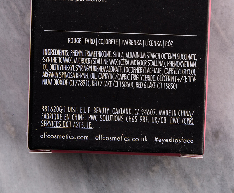 elf Bora Bora Putty Blush