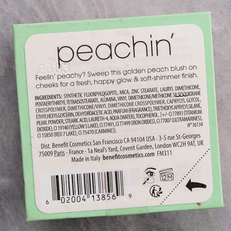Benefit Peachin' WANDERful World Silky-Soft Powder Blush