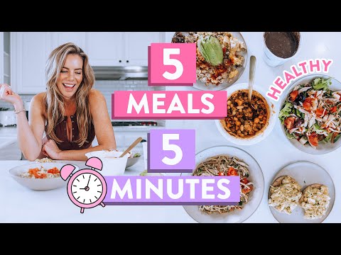 5 minute meals