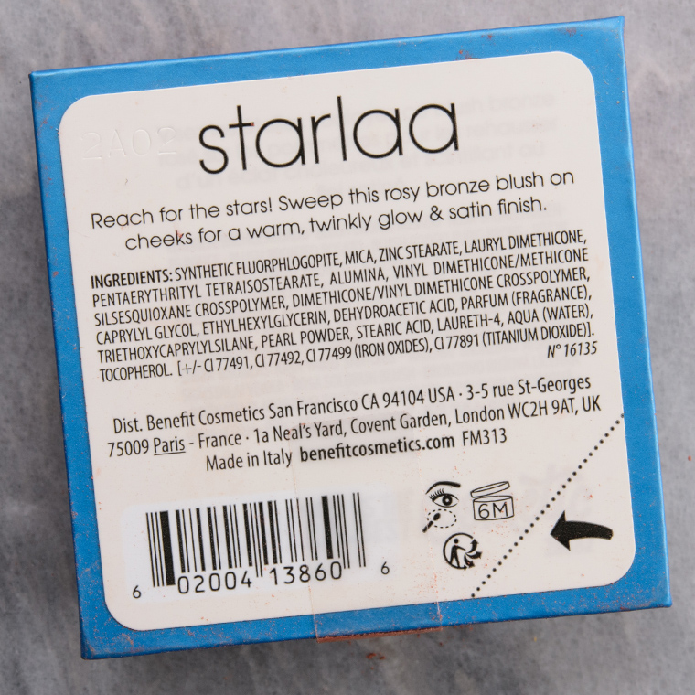 Benefit Starlaa WANDERful World Silky-Soft Powder Blush