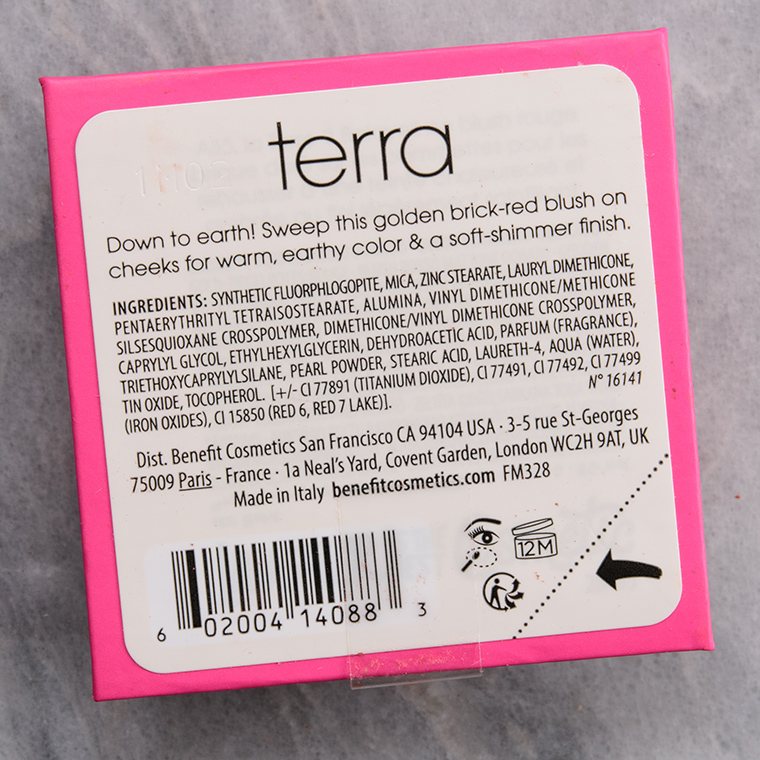 Benefit Terra WANDERful World Silky-Soft Powder Blush