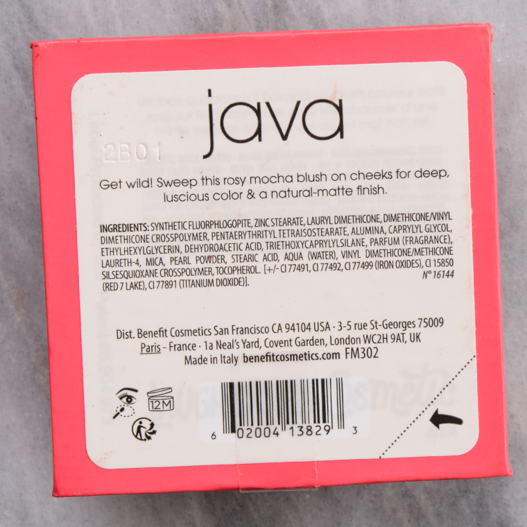 Benefit Java WANDERful World Silky-Soft Powder Blush