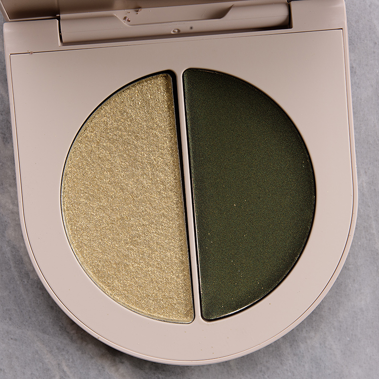 Rose Inc Satin Olive/Khaki Shimmer Satin & Shimmer Duet Eyeshadow