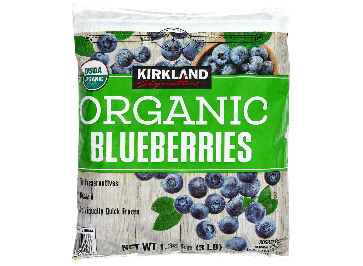 kirkland signature organic blueberries