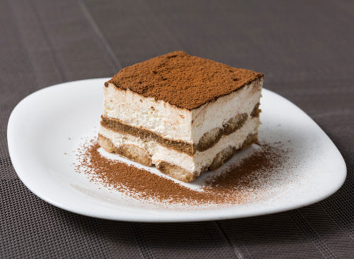 Slice of tiramisu