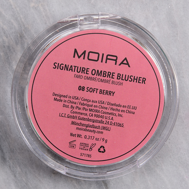 Moira Soft Berry Signature Ombre Blush