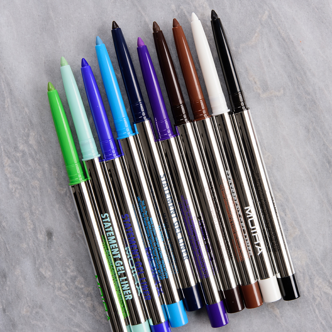 Moira Statement Gel Liner Swatches
