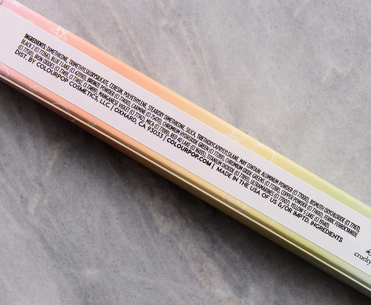 ColourPop Creme Gel Liner Swatches