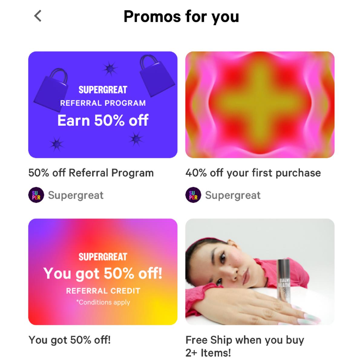 Save Money with Supergreat Sales
