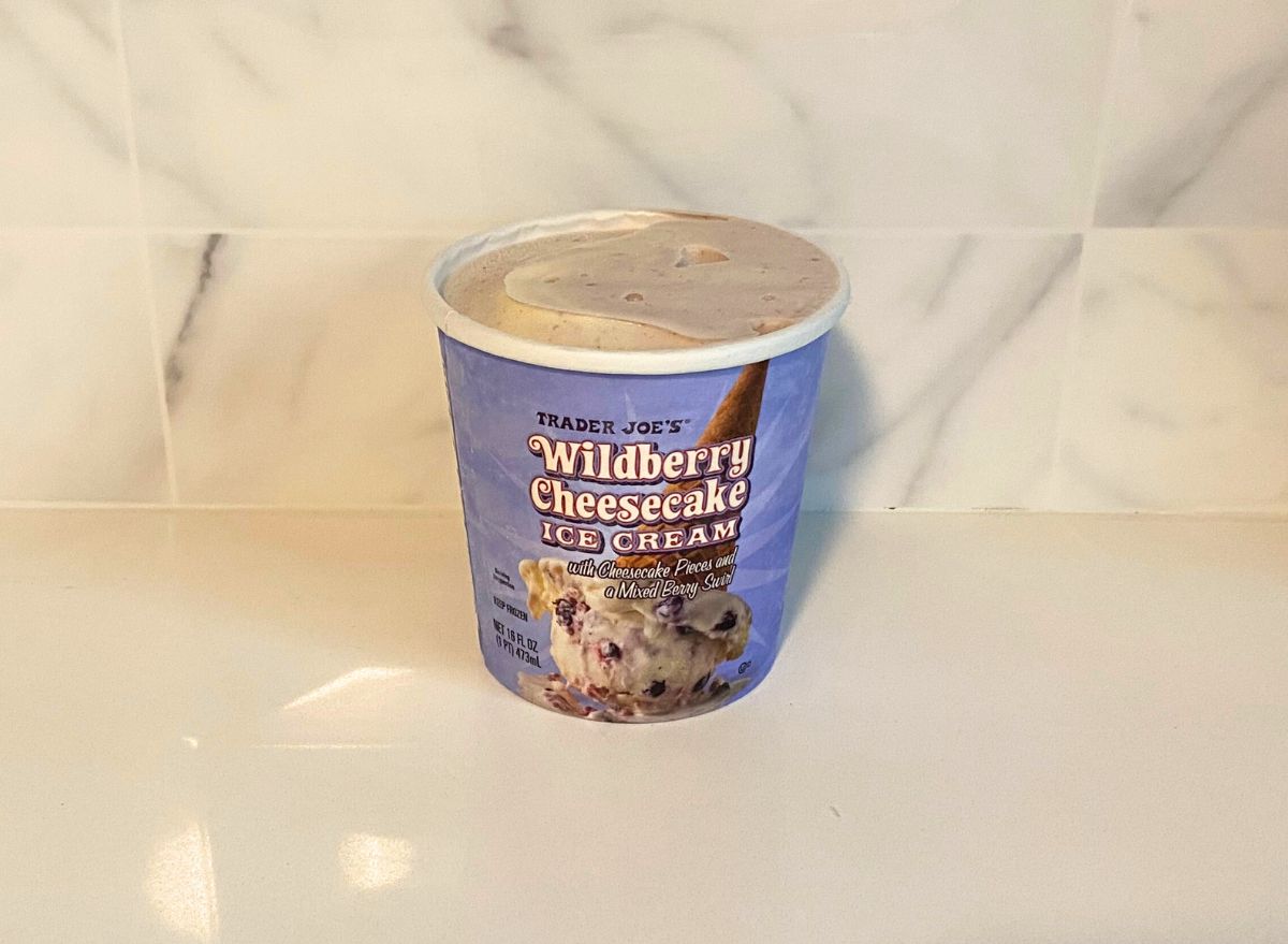 Trader Joe's Wildberry Cheesecake Ice Cream